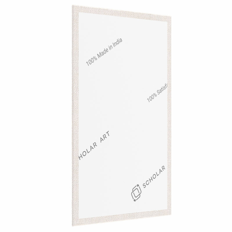 04 Oz (230 GSM) Hobby Series Medium Grain White Cotton Canvas Panel with 3.5mm MDF| 4x6 Inches (Pack of 2)