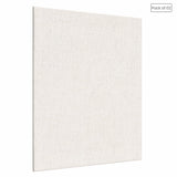 04 Oz (230 GSM) Hobby Series Medium Grain White Cotton Canvas Panel with 3.5mm MDF| 5x5 Inches (Pack of 2)