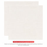04 Oz (230 GSM) Hobby Series Medium Grain White Cotton Canvas Panel with 3.5mm MDF| 5x5 Inches (Pack of 6)