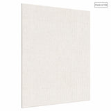 04 Oz (230 GSM) Hobby Series Medium Grain White Cotton Canvas Panel with 3.5mm MDF| 6x6 Inches (Pack of 6)