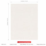 04 Oz (230 GSM) Hobby Series Medium Grain White Cotton Canvas Panel with 3.5mm MDF| 6x8 Inches (Pack of 6)