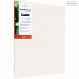 04 Oz (230 GSM) Hobby Series Medium Grain White Cotton Canvas Panel with 3.5mm MDF| 16x16 Inches (Pack of 2)