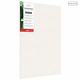 04 Oz (230 GSM) Hobby Series Medium Grain White Cotton Canvas Panel with 3.5mm MDF| 16x20 Inches (Pack of 2)