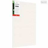 04 Oz (230 GSM) Hobby Series Medium Grain White Cotton Canvas Panel with 3.5mm MDF| 18x24 Inches (Pack of 12)