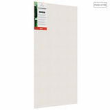04 Oz (230 GSM) Hobby Series Medium Grain White Cotton Canvas Panel with 3.5mm MDF| 18x30 Inches (Pack of 6)