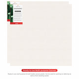 04 Oz (230 GSM) Hobby Series Medium Grain White Cotton Canvas Panel with 3.5mm MDF| 24x24 Inches (Pack of 2)