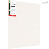 04 Oz (230 GSM) Hobby Series Medium Grain White Cotton Canvas Panel with 3.5mm MDF| 24x24 Inches (Pack of 4)