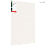 04 Oz (230 GSM) Hobby Series Medium Grain White Cotton Canvas Panel with 3.5mm MDF| 24x30 Inches (Pack of 2)
