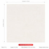 07 Oz (370 GSM) Student Series Medium Grain White Cotton Canvas Panel with 3.5mm MDF| 4x4 Inches (Pack of 6)