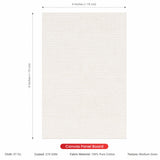 07 Oz (370 GSM) Student Series Medium Grain White Cotton Canvas Panel with 3.5mm MDF| 4x6 Inches (Pack of 2)
