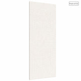 07 Oz (370 GSM) Student Series Medium Grain White Cotton Canvas Panel with 3.5mm MDF| 4x8 Inches (Pack of 2)