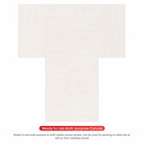 07 Oz (370 GSM) Student Series Medium Grain White Cotton Canvas Panel with 3.5mm MDF| 4x8 Inches (Pack of 4)