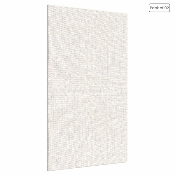 07 Oz (370 GSM) Student Series Medium Grain White Cotton Canvas Panel with 3.5mm MDF| 5x7 Inches (Pack of 2)