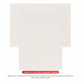 07 Oz (370 GSM) Student Series Medium Grain White Cotton Canvas Panel with 3.5mm MDF| 5x7 Inches (Pack of 6)