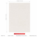 07 Oz (370 GSM) Student Series Medium Grain White Cotton Canvas Panel with 3.5mm MDF| 5x7 Inches (Pack of 12)