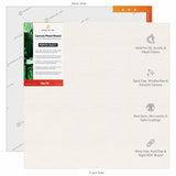 07 Oz (370 GSM) Student Series Medium Grain White Cotton Canvas Panel with 3.5mm MDF| 18x18 Inches (Pack of 4)