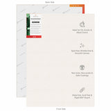 07 Oz (370 GSM) Student Series Medium Grain White Cotton Canvas Panel with 3.5mm MDF| 22x30 Inches (Pack of 2)