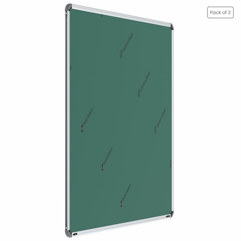 Iris Ceramic Chalkboard 4x4 (Pack of 2) with MDF Core
