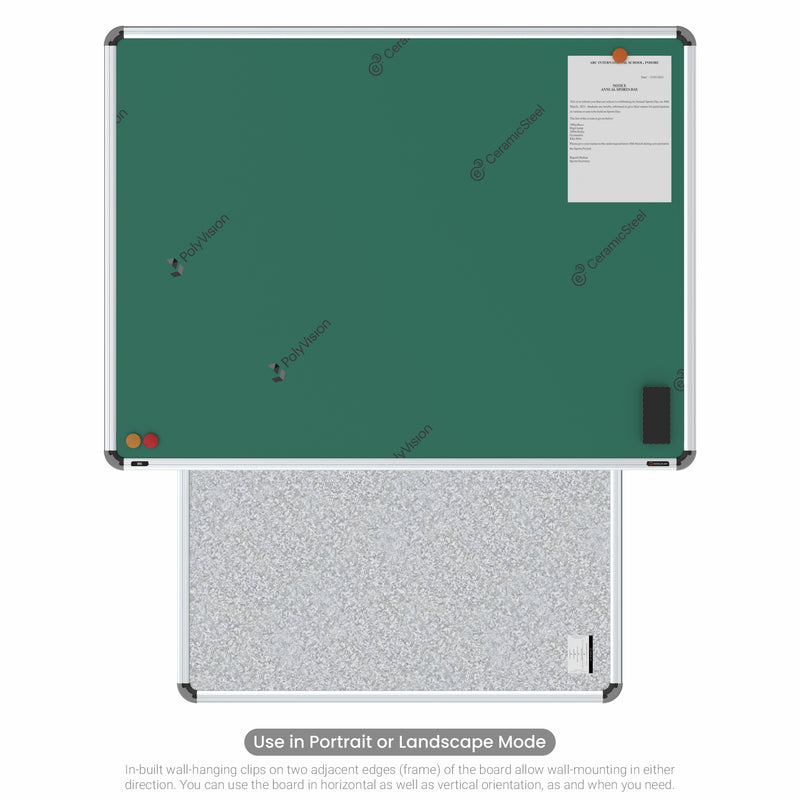 Iris Ceramic Chalkboard 3x4 (Pack of 1) with MDF Core