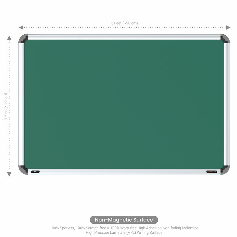 Iris Non-magnetic Chalkboard 2x3 (Pack of 1) with EPS Core