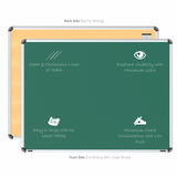Iris Non-magnetic Chalkboard 3x4 (Pack of 4) with EPS Core