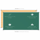 Iris Non-magnetic Chalkboard 4x8 (Pack of 4) with HC Core