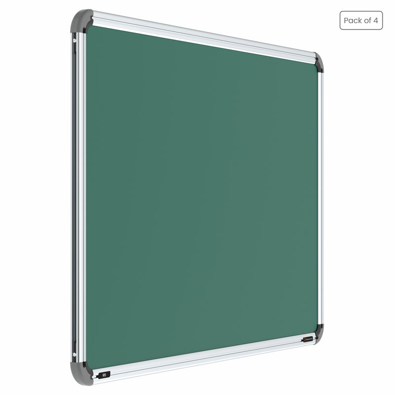 Iris Non-magnetic Chalkboard 2x3 (Pack of 4) with HC Core