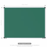 Iris Non-magnetic Chalkboard 3x4 (Pack of 2) with HC Core