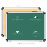 Iris Non-magnetic Chalkboard 1.5x2 (Pack of 4) with MDF Core