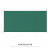 Iris Non-magnetic Chalkboard 4x8 (Pack of 2) with PB Core