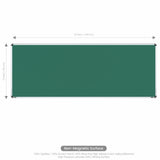 Iris Non-magnetic Chalkboard 3x8 (Pack of 4) with PB Core