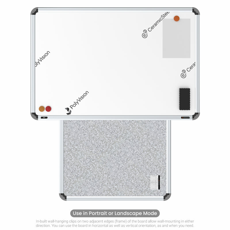 Iris Ceramic Whiteboard 2x3 (Pack of 4) with HC Core