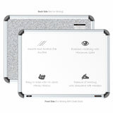 Iris Premium Ceramic Coated Steel (Ceramic Magnetic) Whiteboard with Heavy-duty Aluminium Frame & Heavy-duty MDF (Fibreboard) Core