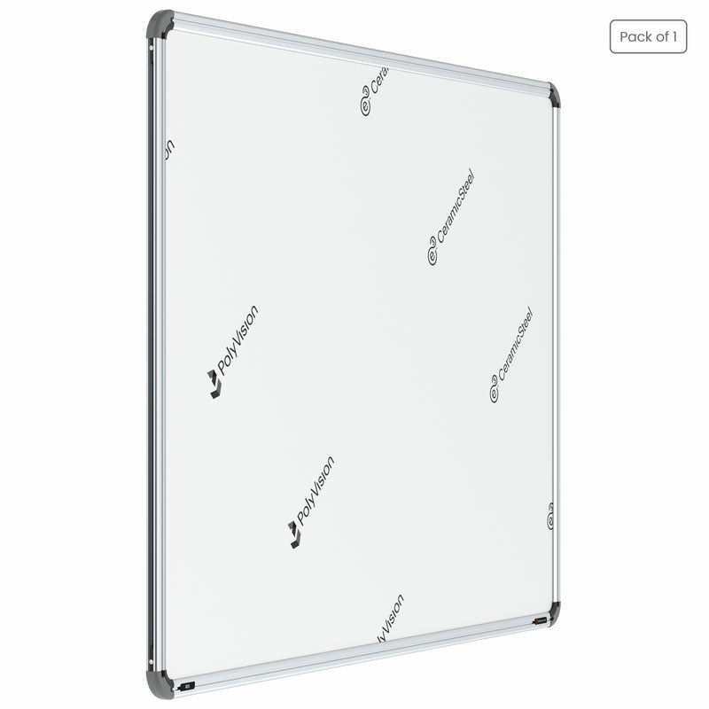 Iris Ceramic Whiteboard 3x4 (Pack of 1) with MDF Core