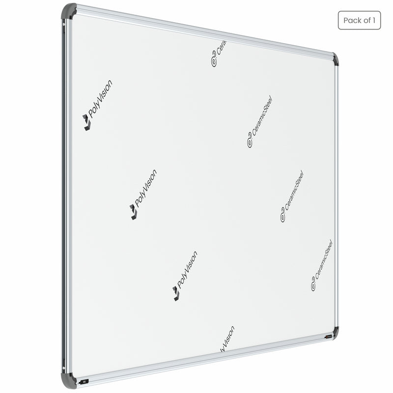 Iris Ceramic Whiteboard 3x5 (Pack of 1) with MDF Core