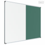 Iris 2-in-1 Combination Board 4x8 (P01) | White & Chalk