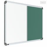 Iris 2-in-1 Combination Board 2x4 (P02) | White & Chalk