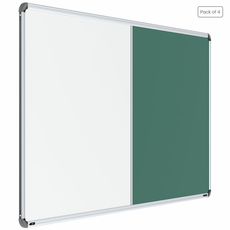 Iris 2-in-1 Combination Board 3x6 (P04) | White & Chalk
