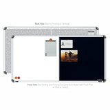 Iris 2-in-1 Combination Board 2x4 (P04) | White & Blue