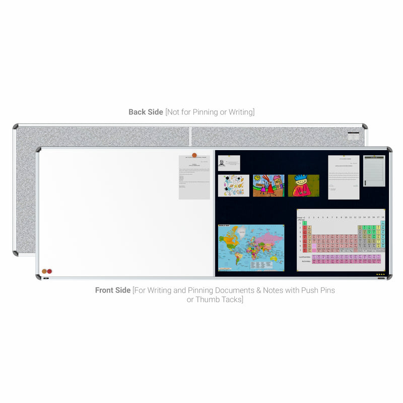 Iris 2-in-1 Combination Board 3x8 (P01) | White & Blue