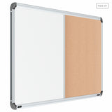 Iris 2-in-1 Combination Board 2x4 (P01) | White & Cork