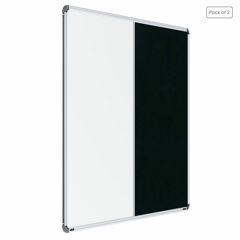 Iris 2-in-1 Combination Board 4x5 (P02) | White & Green