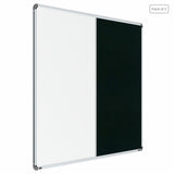 Iris 2-in-1 Combination Board 4x6 (P02) | White & Green