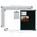 Iris 2-in-1 Combination Board 2x3 (P01) | White & Green