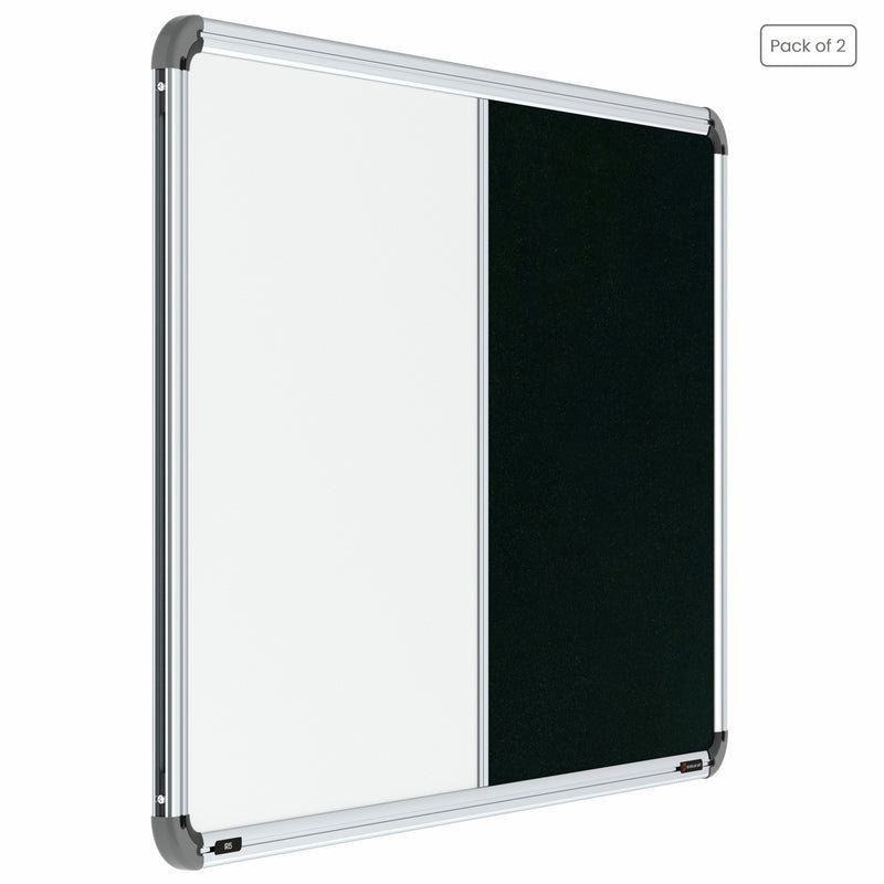 Iris 2-in-1 Combination Board 2x3 (P02) | White & Green