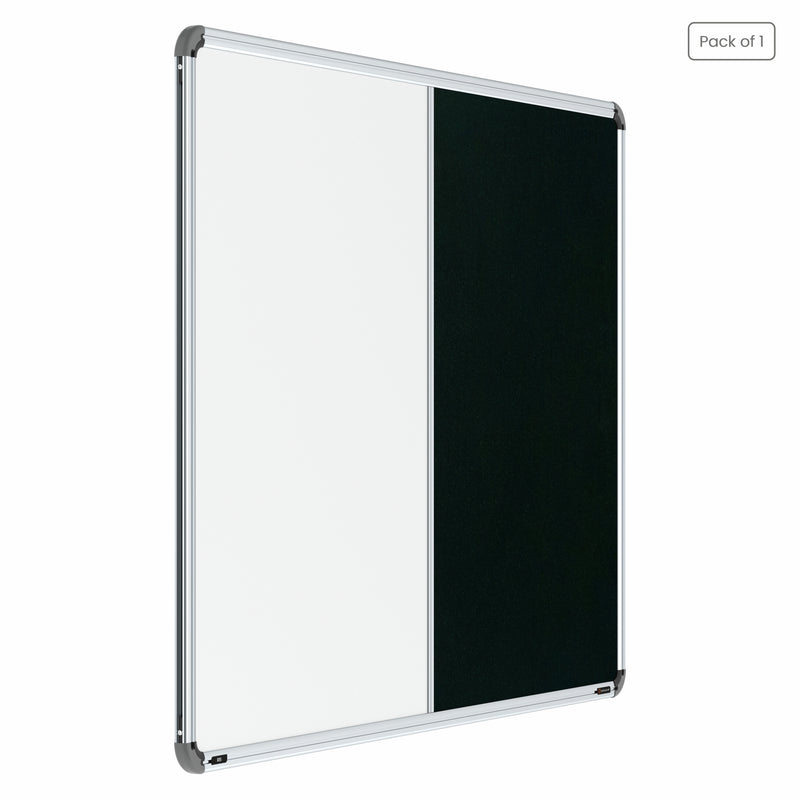 Iris 2-in-1 Combination Board 3x4 (P01) | White & Green