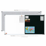 Iris 2-in-1 Combination Board 3x6 (P02) | White & Green