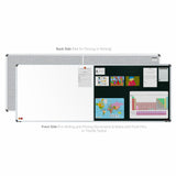 Iris 2-in-1 Combination Board 3x8 (P02) | White & Green