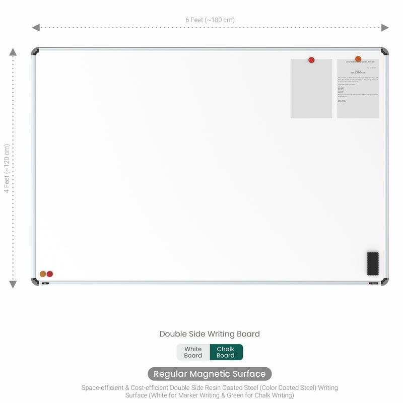 Iris Double Side Magnetic Writing Board 4x6 (P01) | HC Core