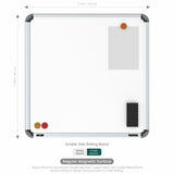 Iris Double Side Magnetic Writing Board 2x2 (P01) | HC Core